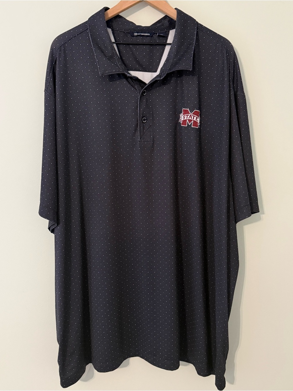 Cutter & Buck Mississippi State Bulldogs Double Dot Performance Polo Men’s 4XB